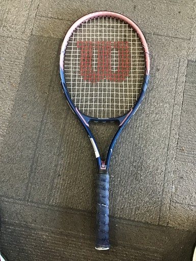 Used Wilson Hope Adult Tennis Racquet Navy Blue 4 1 8" 11614-s000202191
