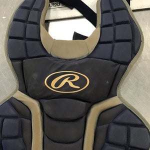 Used Rawlings Chest Protector Catchers Chest Protector Navy Blue Junior 11614-s000203161