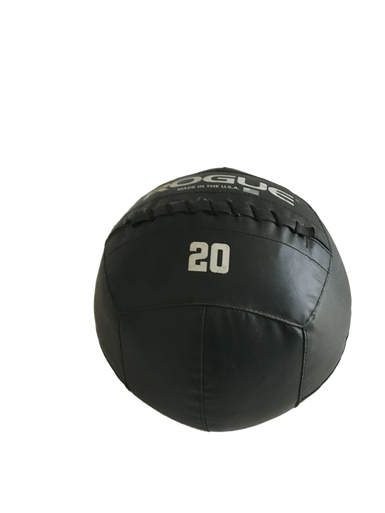 Used Rogue 20lb Wall Ball Medicine Ball Black 11692-s000129345