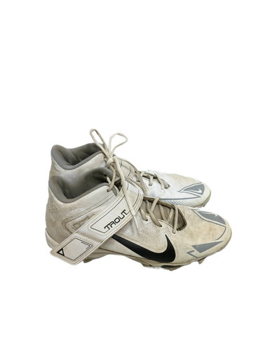 Used Nike Trout Mens 10.5 Bb Sb Cleats White 11692-s000129964