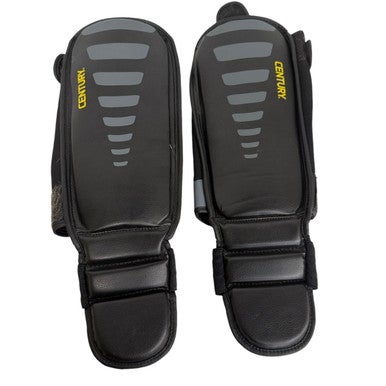 Used Century Martial Arts Shin Pads Black Sm 11406-s000101990