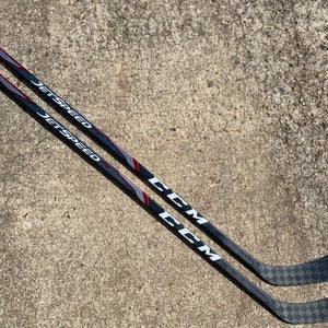 2 Pack CCM JetSpeed FT2 Pro Stock Hockey Stick Grip 85 Flex P90 Left 68421
