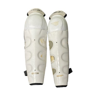 Used Easton Synergy 100 Senior Shin Guards White 13" 11406-s000101671