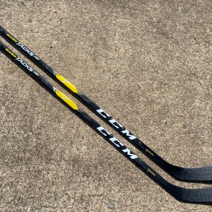 2 PACK CCM Super Tacks AS1 Pro Stock Hockey Stick Grip 85 Flex P6 HEEL Left 52683