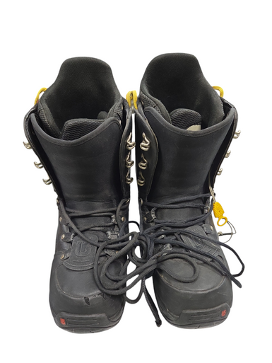 Used Burton Progression Boots Mens Snowboard Boots Black Senior 12 11617-s000316990