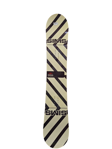 Used Sims Protocol Mens Snowboard Only White 160 Cm 11617-s000316853