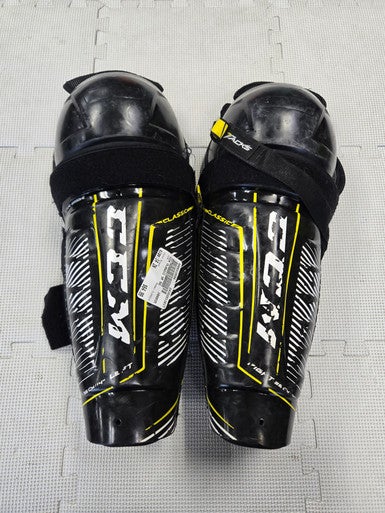 Used Ccm Classic Senior Shin Guards Black 14" 11617-s000315558