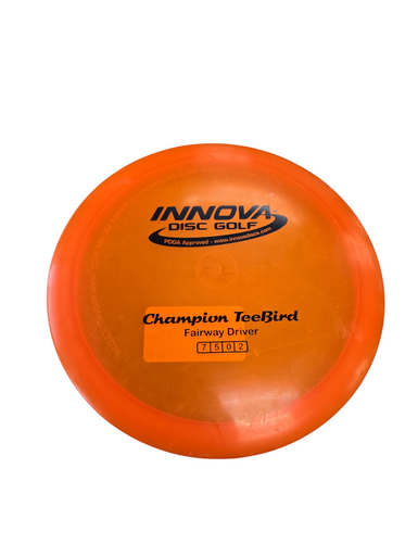 Used Innova Champion Teebird Disc Golf Driver Orange 11617-s000317466