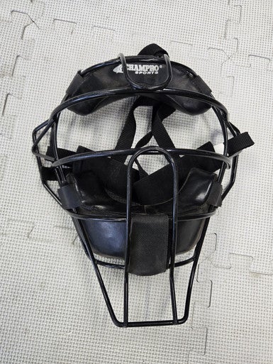 Used Champro Ump Mask Catchers Mask Black 11617-s000314715