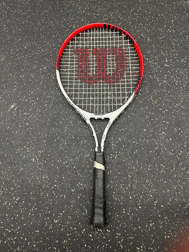 Used Wilson Federer Junior Tennis Racquet Red 25" 11162-c000420233
