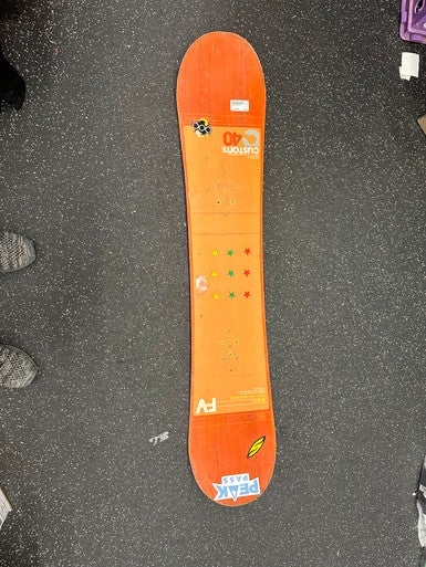 Used Burton Custom Mens Snowboard Only Orange 140 Cm 11162-s000419158