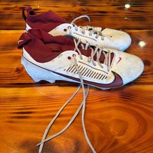Men's  Size M 12.0 (W 13.0) Nike Mid Top Molded Cleats Vapor Untouchable Pro 3 (Used)