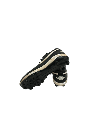 Used Jordan 1 Retro Mens 10 Molded Baseball Cleats Black 11692-s000130432