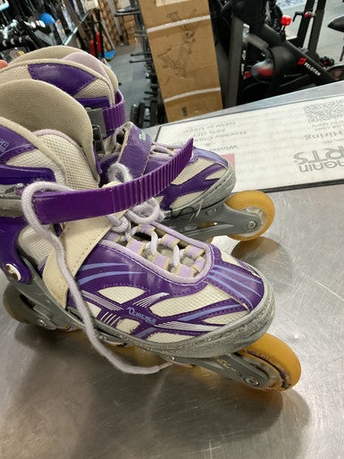 Used Champion Sports Roller Hockey Skates Purple Adjustable 11614-s000206444