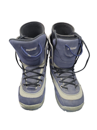 Used Maxdrive Boots Mens Snowboard Boots Navy Blue Senior 12 