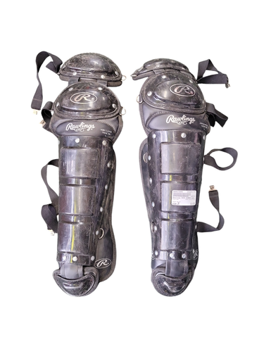 Used Rawlings Shin Guards Catchers Leg Guards Black Junior 11708-s000173948