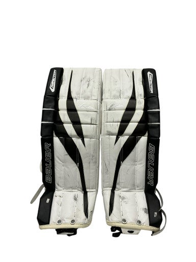 Used Bauer Reactor Goalie Leg Pads Inter White 32" 11680-s000414602