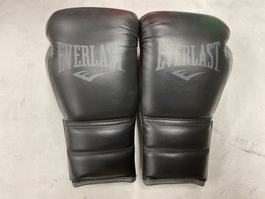 Like-new Everlast Powerlock 2 Pro Boxing Gloves Black Senior 11855-s000178284