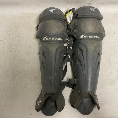 Used Easton M7 Catchers Leg Guards Grey Adult 11855-s000178686