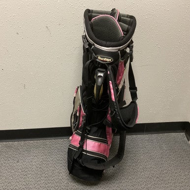 Used Tour Edge Women’s Stand Bag Black And Pink 11855-s000176532