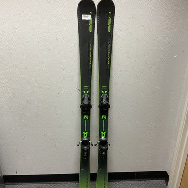 Used Elan Explore Sport Mens Dh Ski Binding Black And Green 160 Cm 11855-s000178990