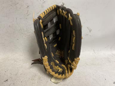 Used Rawlings Highlight Series H115hbr Baseball Glove Rh Throw Brown 11 1 2" 11855-s000177909