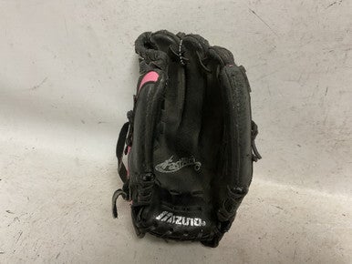 Used Mizuno Prospect Gpp1105 Rh Throw Fastpitch Gloves Black And Pink 11" 11855-s000177532