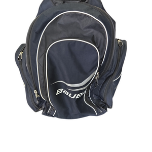 Used Bauer Premium Wheeled Backpack Sr Hockey Backpack Black 11617-s000319511