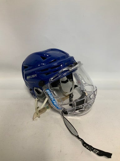 Used Bauer Reakt 150 Helmet Cage Combo Royal Blue Md 11823-s000028285