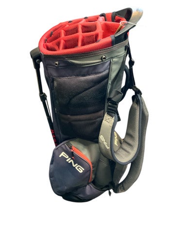 Used Ping Hoofer 14 Craguns Mens Stand Bag Royal Blue And Grey 11823-s000027955