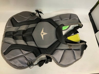Used All-star System Seven Catchers Chest Protector Black Adult 11823-s000027696