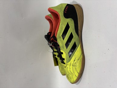 Used Adidas Soccer Indoor Shoes Neon Green Junior 05.5 11847-s000022200