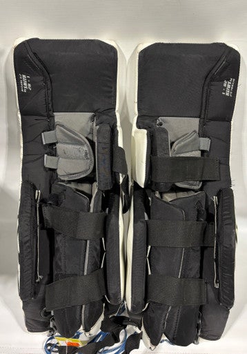 Used Warrior Goalie Leg Pads Junior White 28" 11847-s000023236