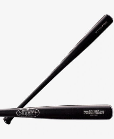New Louisville Slugger GENUINE MIX BLACK BB/SB Wood Bat 11860-GENUINE-MIX-BLACK