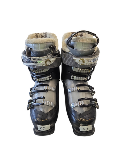Used Salomon Divine 6 Womens Dh Ski Boot Grey 230 Mp - J05 - W06 11617-s000319279