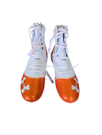 Used Under Armour Highlight Mc Adult Fb Cleats Orange Senior 9 11617-s000315926