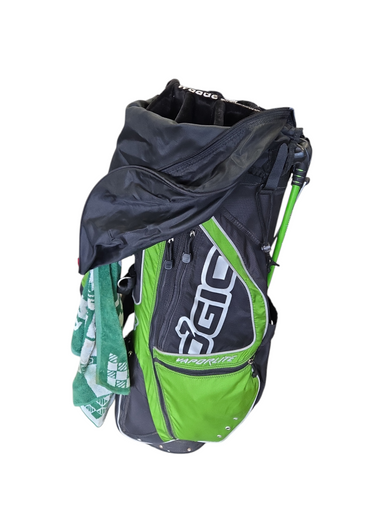 Used Ogio Vaporlite Mens Stand Bag Green 11617-s000317002