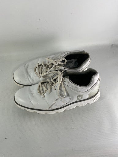 Used Foot Joy Mens Golf Shoes White Senior 7.5 11834-s000030646
