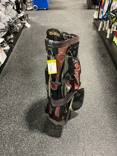 Used Ogio Black Red Stand Bag Mens Stand Bag Black 11834-s000028237