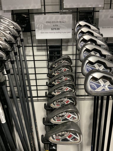 Used Ping G15 Mens Iron Set Lh 4i-pw 11834-s000028244