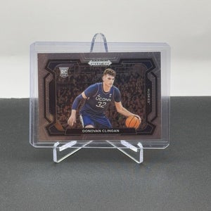 Donovan Clingan UConn 2024 Panini Prizm Draft Picks Base Variation Rookie #95