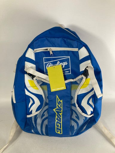 Used Rawlings Savage Bb Sb Player Backpack Royal Blue 11834-s000026576