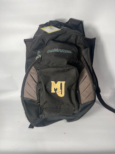 Used Demarini Black Backpack Baseball And Softball Equipment Bags 11834-s000014028