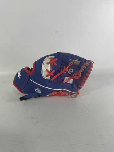 Used Wilson Tball Glove Bb Sb Glove Rh Throw Royal Blue 10" 11834-s000030674