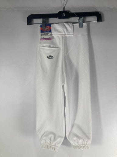 Used Rawlings Rawlings Wht Bb Pants Xxs Baseball And Softball Bottoms 11834-s000024099