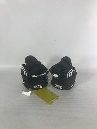 Used Winnwell Black Wht Hockey Gloves 8" Hockey Gloves 11834-s000025675