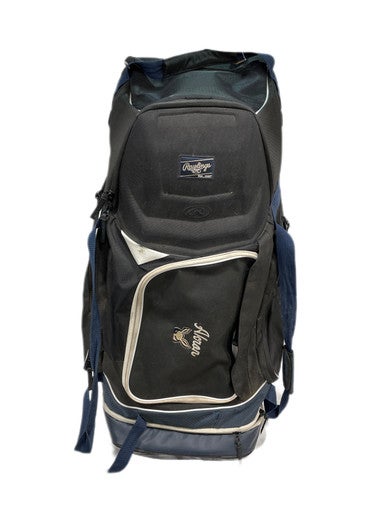 Used Rawlings Wheeled Bag Bb Sb Player Wheeled Bag Navy Blue 11735-s000340313