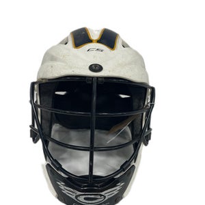 Used Cascade CS Lacrosse Helmet White Fits all 11735-S000340062