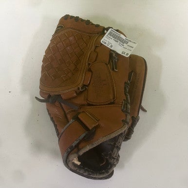 Used Mizuno Power Close Bb Sb Glove Rh Throw Brown 11" 11307-s000252415