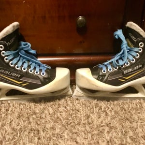 Junior Used Bauer Supreme One.7 Hockey Goalie Skates D&R (Regular) 2.0